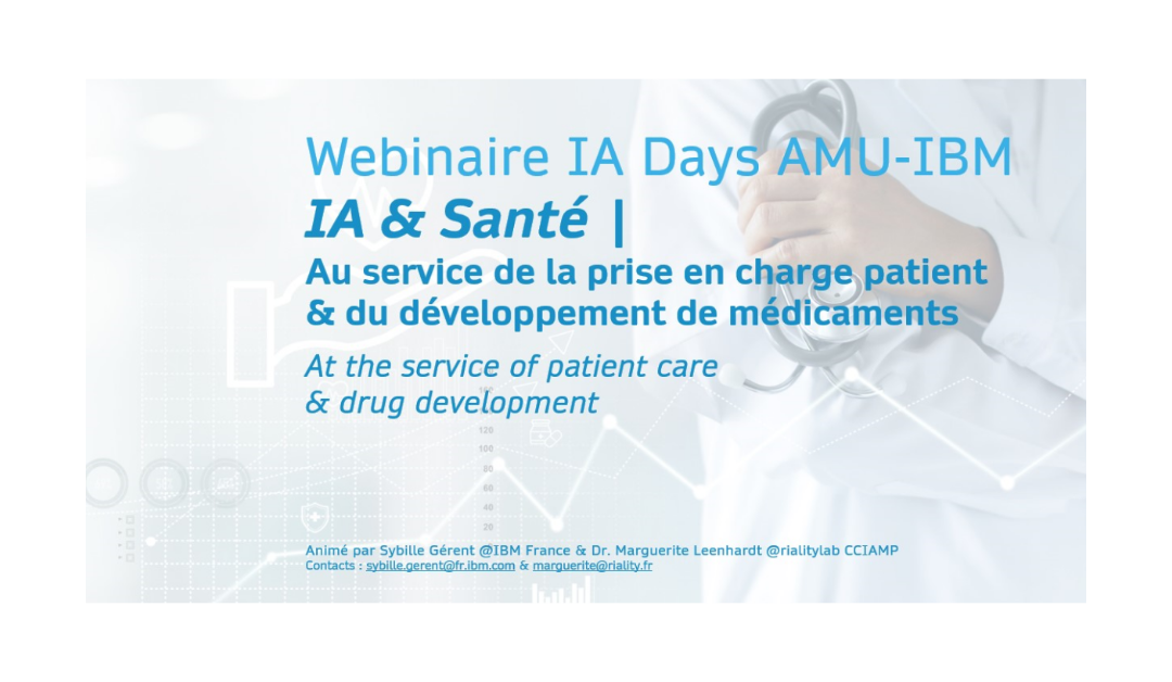 IA et Santé -Au service du patient et du médicament